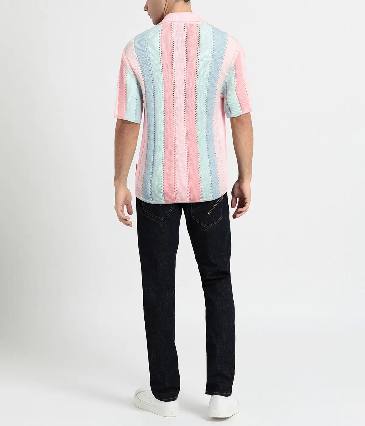 Before and after background replacement using advanced photo manipulation techniques