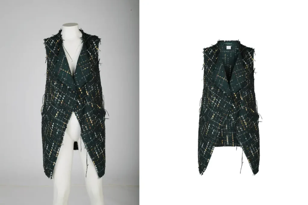 Professional invisible mannequin service for e-commerce apparel and clothing brands